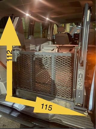 Rampa eléctrica para coche minusválidos