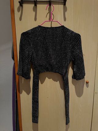 Top Brillante Fin de Año Pull&Bear Talla S