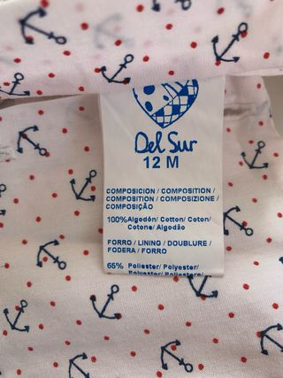 Vestido marinero niña