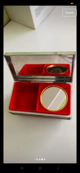 Caja de música decorada.Lady Mate. Sin usar.