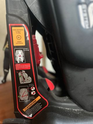 Silla coche infantil negra