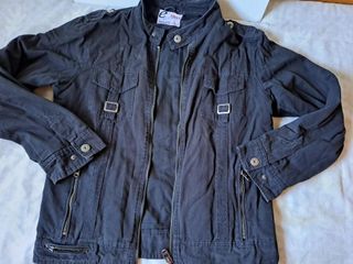 Cazadora VAQUERA negra EADS Gran calidad CHOLLO! M