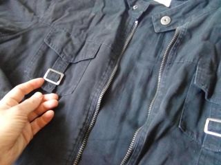 Cazadora VAQUERA negra EADS Gran calidad CHOLLO! M