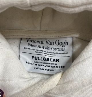 Felpa con cappuccio Pull&Bear Wheat Field