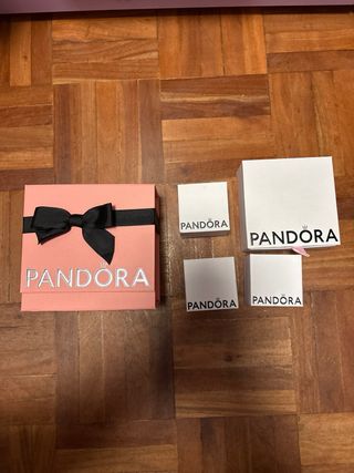 Cajas Pandora vacías (rosa y blancas)