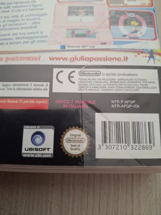 Giulia Passione Pattinaggio Nintendo DS