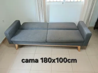 Sofá Cama Click Clack Gris