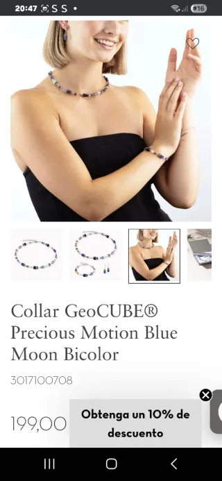 Pendientes Coeur de Lion dorados