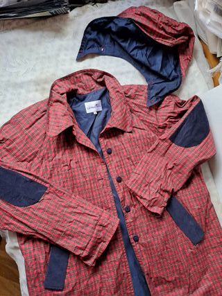 Gabardina LURDES IMAZ impermeable ESCOCESES unisex