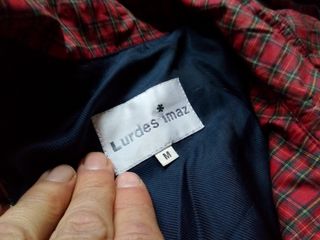 Gabardina LURDES IMAZ impermeable ESCOCESES unisex