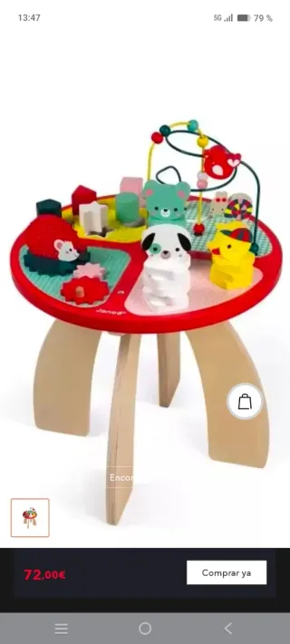 Mesa de actividades infantil Janod