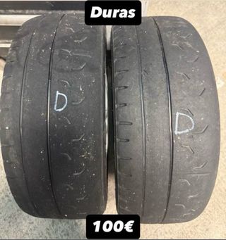 4 Neumáticos Slicks Kumho en 15 Duras y Medias