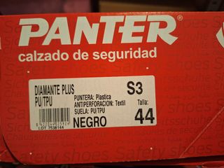 Zapatos de Seguridad Panter Diamante Plus S3
