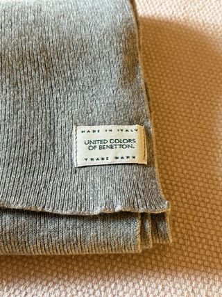 Sciarpa Benetton Grigia