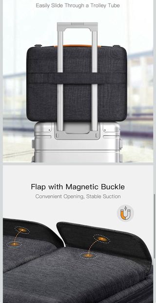 Maletín Bandolera Inateck Portátil 13” y 14”