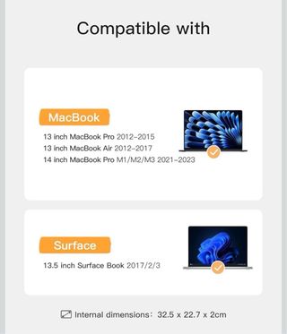 Maletín Bandolera Inateck Portátil 13” y 14”