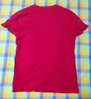 Camiseta Hollister Roja Talla S Hombre