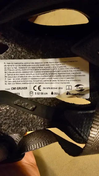 Casco Ciclismo Infantil Meteor Gruver Azul