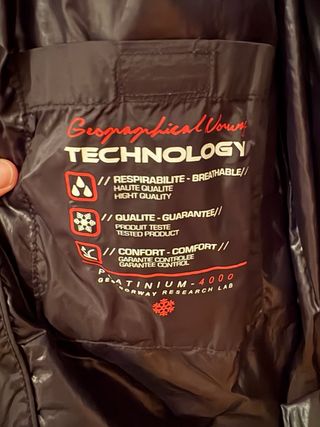 Chaqueta Geographical Norway Negra