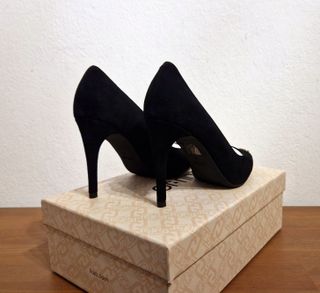 Decolletè,tacco,pelle scamosciata,nero,Liu Jo,n.38