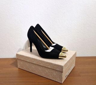 Decolletè,tacco,pelle scamosciata,nero,Liu Jo,n.38