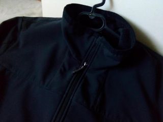 SOFTSHELL chaqueta FORCLAZ corta vientos negro L-X
