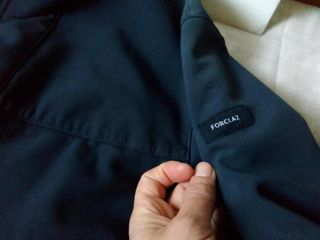 SOFTSHELL chaqueta FORCLAZ corta vientos negro L-X