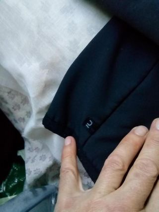 SOFTSHELL chaqueta FORCLAZ corta vientos negro L-X