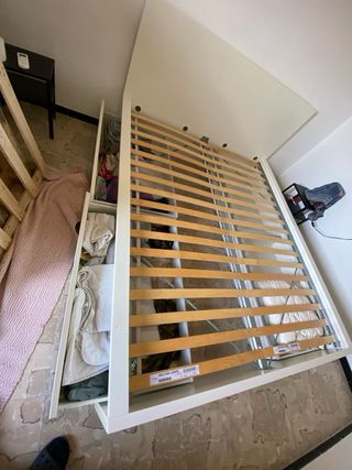Estructura Cama 160x200 con Cajones y Somier