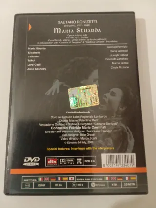 DVD Opera Maria Stuarda Donizetti