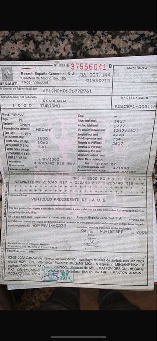 Renault Megane sport r26 300cv