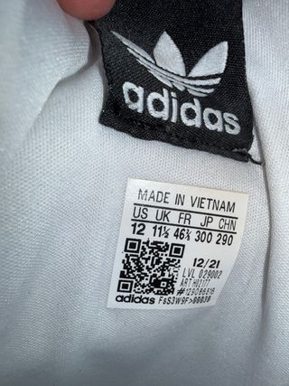 Zapatilla Adidas Court Torino Talla 46 Blanca