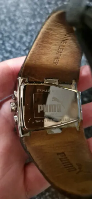 Reloj Puma Negro y Plateado