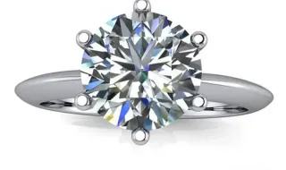 Anillo Plata 3CT Moissanita