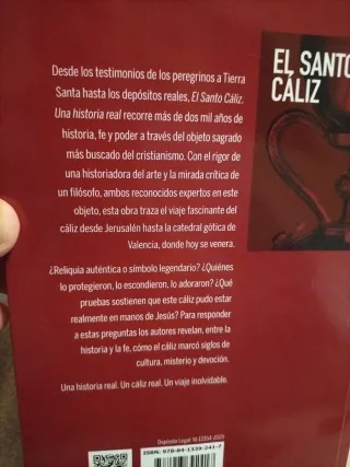 El Santo Cáliz: Una historia real