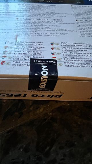 Receptor Edision Picco T265+ TDT/Cable H.265 HEVC