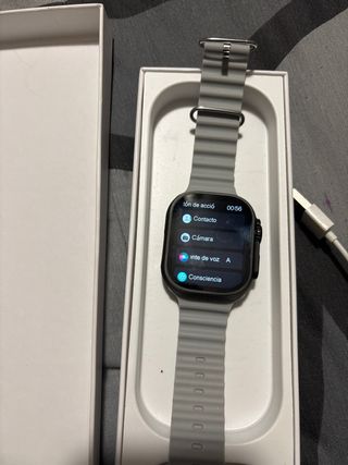 Reloj Inteligente Negro y Gris