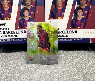 Lote paralela refractor Topps Team set Barcelona