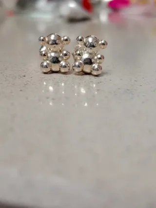 Pendientes Oso Tous Bubble Plata