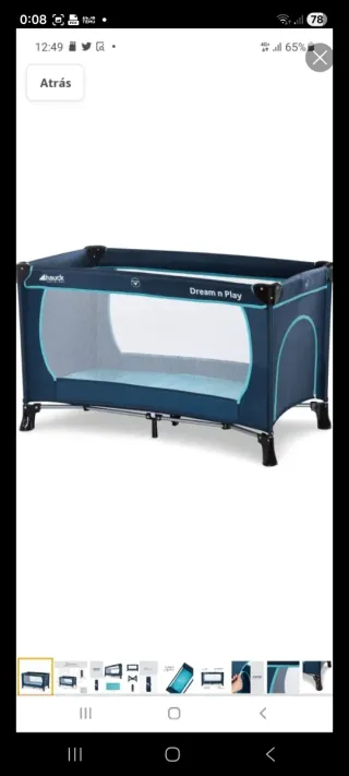 Cuna de viaje Hauck Dream n Play