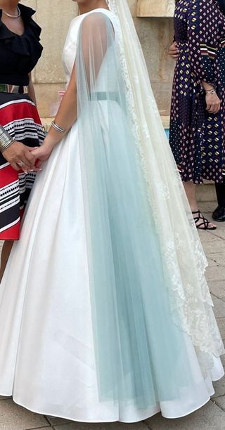 Vestido fiesta/novia pedrería