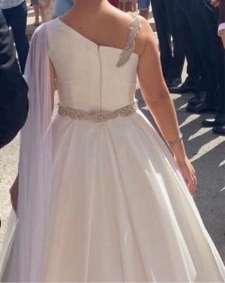 Vestido fiesta/novia pedrería