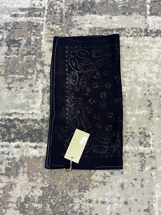 Foulard Golden Goose seta nero oro