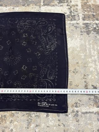 Foulard Golden Goose seta nero oro