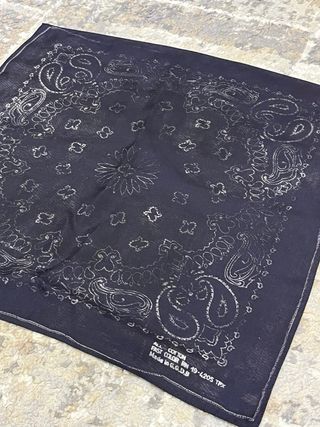 Foulard Golden Goose seta nero oro