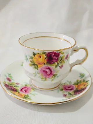 Servicio de té o café porcelana inglesa Balmora