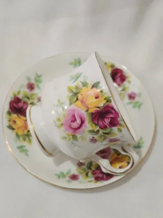 Servicio de té o café porcelana inglesa Balmora
