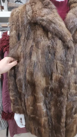 Cappotto in pelo di coniglio Taglia XL