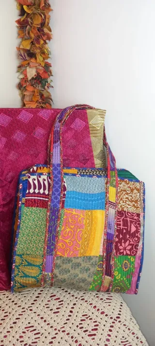 Bolso Tote Sri Nagar Multicolor