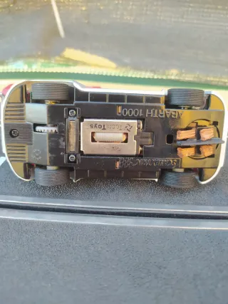 Coche Slot Fiat Abarth Blanco/Rojo